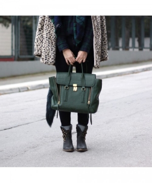 Фото Женская сумка 3.1 PHILLIP LIM MEDIUM PASHLI NAVY GREEN (6420)
