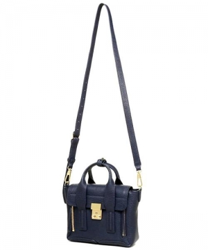 Фото Женская сумка 3.1 PHILLIP LIM MINI PASHLI Navy Blue (6411)