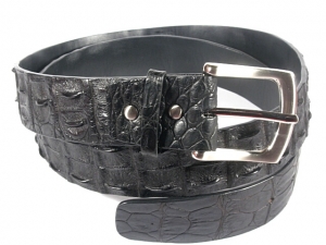 Ремень из кожи крокодила RIVER (CK-1-1523 black)