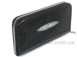 Клатч из кожи ската RIVER (ZR-89 black)
