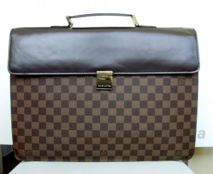 Кожаный мужской портфель LV(LV 1) 