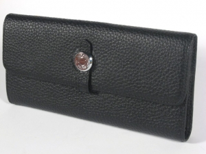 Кошелёк женский HERMES (2035 Black)