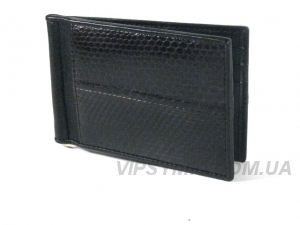 Зажим для купюр из кожи змеи River(SNMC 01 Black)