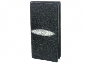 Кошелёк из кожи ската River (PPR 011 Black)