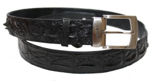 Ремень из кожи крокодила (105 ALB Black)