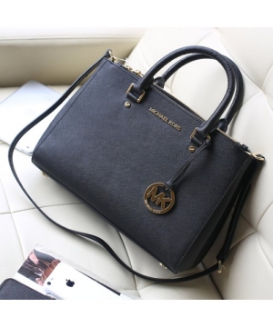 Женская сумка MICHAEL KORS MEDIUM SUTTON BLACK (5542)