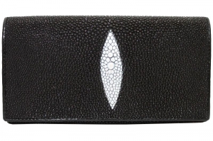 Кошелёк из кожи ската (ST 53 Black)
