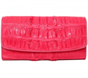 Кошелёк из кожи крокодила (PCM 03 BT Pink)