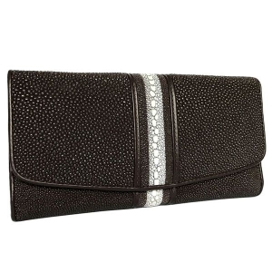 Кошелёк из кожи ската (ST 52 RS Brown)